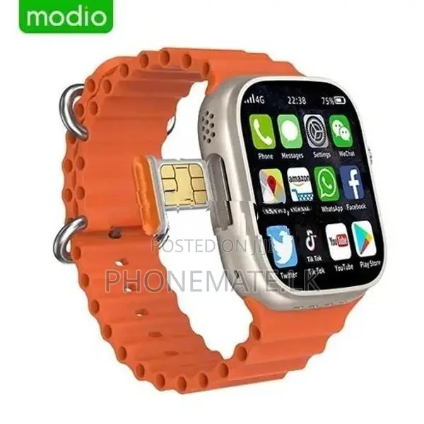Modio-ST11 Smartwatch With 3 Pairs Strap,2.2 Inch