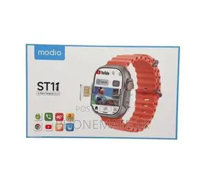 Modio-ST11 Smartwatch With 3 Pairs Strap,2.2 Inch