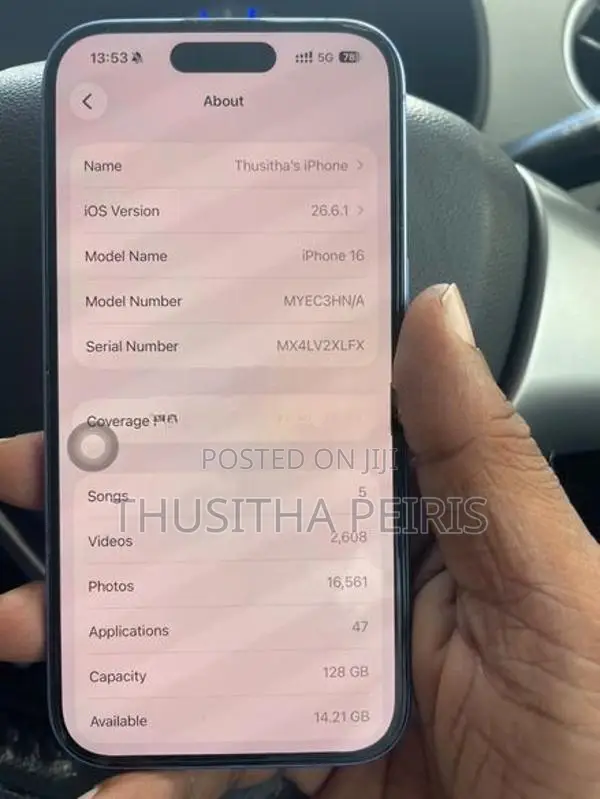 Apple iPhone 16 (Used)