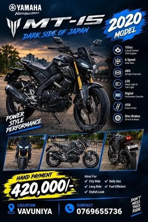 Yamaha MT 15 2020