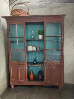 Antique Large Display Cupboard