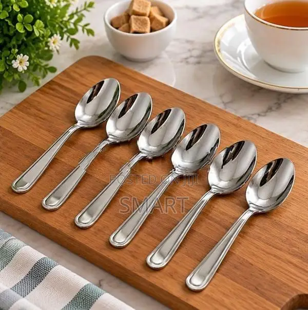 Durga Stainless Steel 6PCS Tea Spoon Set - TS6N2