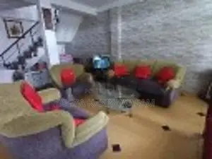 Damro Olive Green With Ash Color Sofa Set