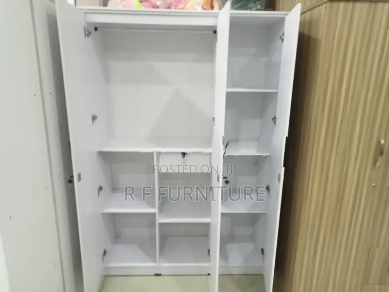 Melamine White 3 Door Cupboard