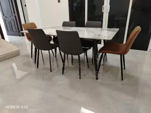 Dining Table with Cushion Chairs