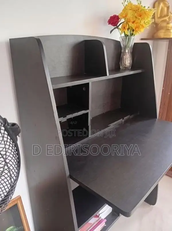 Walnut Brown Study Table Damro 2