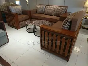 Timeless Teak Wood Sofa Set