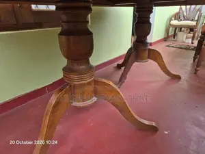 e_h_cooray Teak Dinning Table 7×3.6 Feet With 6 chairs.orginal .