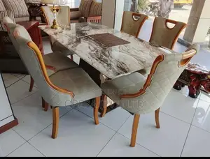Granita Table Set With 6 Chairs