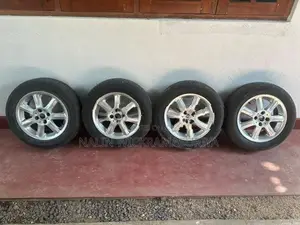 185-65-R15 Tires With Alloy Wheels Set 15 Inch 4 Hole