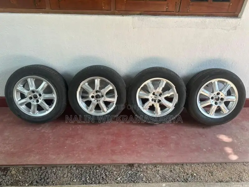 185-65-R15 Tires With Alloy Wheels Set 15 Inch 4 Hole