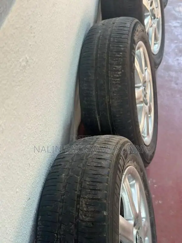 185-65-R15 Tires With Alloy Wheels Set 15 Inch 4 Hole