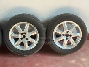185-65-R15 Tires With Alloy Wheels Set 15 Inch 4 Hole