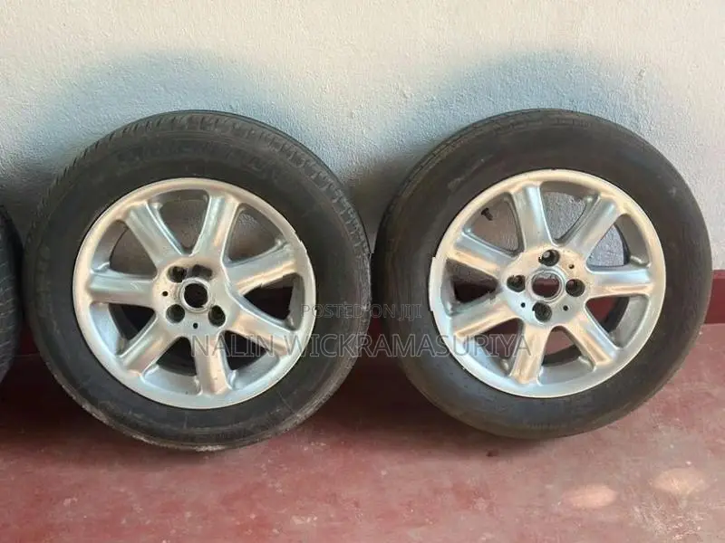 185-65-R15 Tires With Alloy Wheels Set 15 Inch 4 Hole