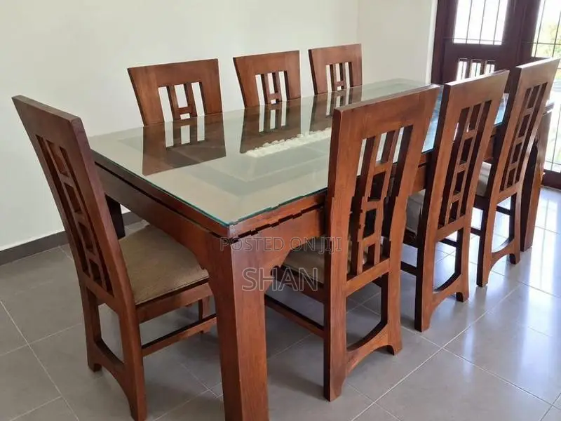 Arpico Teak Dinning Table-8 Chairs