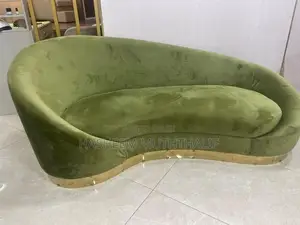 Lobby Sofa With Side Stool - Salon