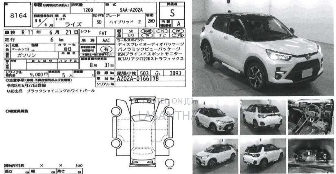 Toyota RAIZE BSM Z 1200 2026 SUV Unregistered (Recondition)