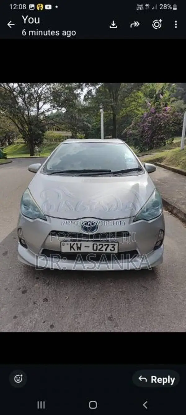 Toyota Aqua 2012 Car (Used)