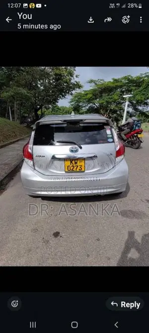 Toyota Aqua 2012 Car (Used)