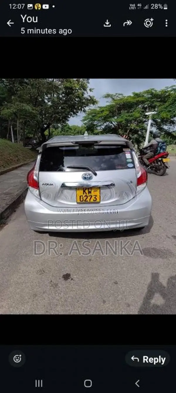 Toyota Aqua 2012 Car (Used)