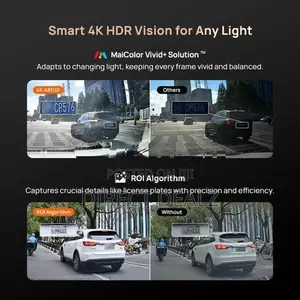 70mai A810 4K Dash Cam with Rear & Hardwire Kit