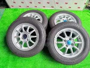 175-70-14 Tires with Alloy Wheels Set 14 Inch 4 Studs,5.5JJ. 100 PCD