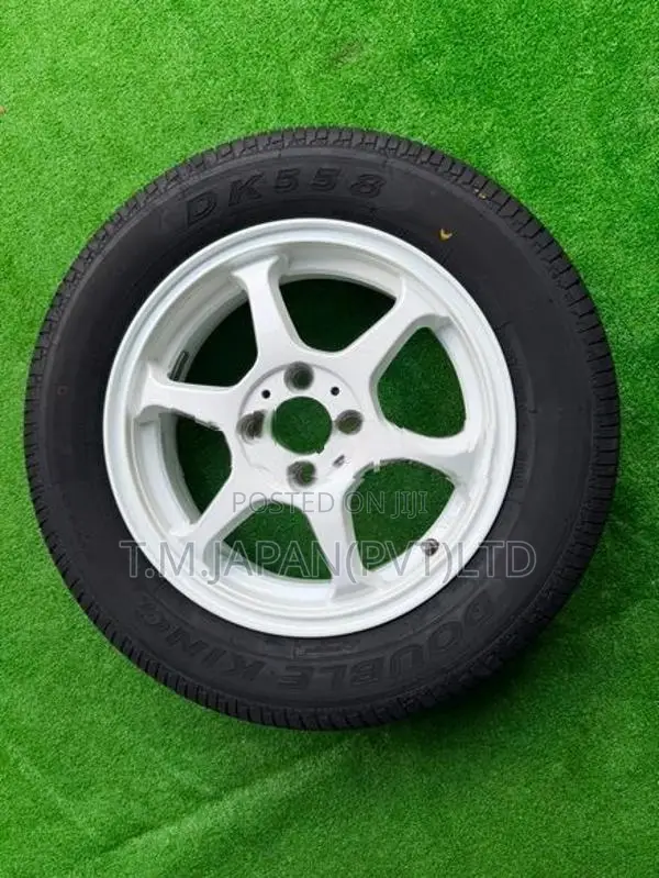185-65-15 Tires with Alloy Wheels Set 15 Inch 4 Studs 5 JJ 100 PCD