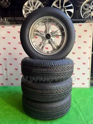195-65-15 Tires with Alloy Wheels Set 15 Inch 4 Studs 6 JJ 100 PCD
