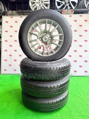145-80-13 Tires with Alloy Wheels Set 13 Inch 4 Studs,100 PCD