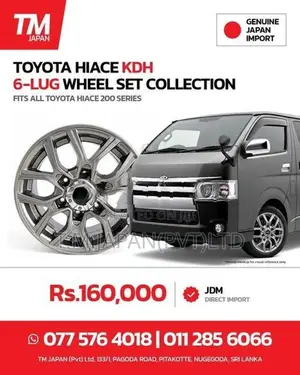 Toyota KDH Alloy Wheel Set 15'' 6 Stud