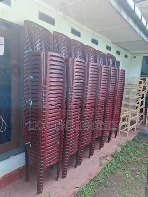 Plastic Maroon Chairs