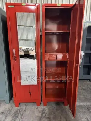 New 6x1.5 Size One Door Steel Cupboard with Mirror (Lll7)