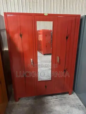 New 3 Door Steel Cupboard with Mirror (Nnn2)