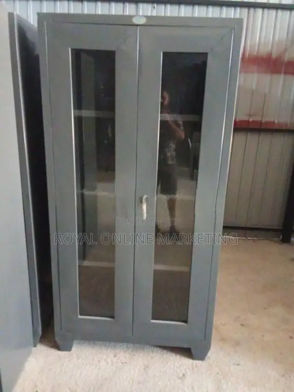 6 by 3 Glass Office Cupboard (SC-14)