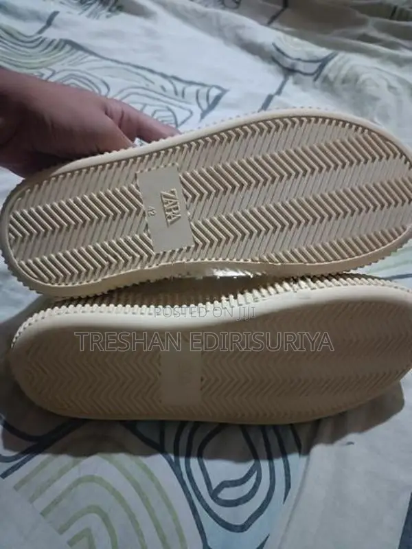 Zara White Platforms Sneakers