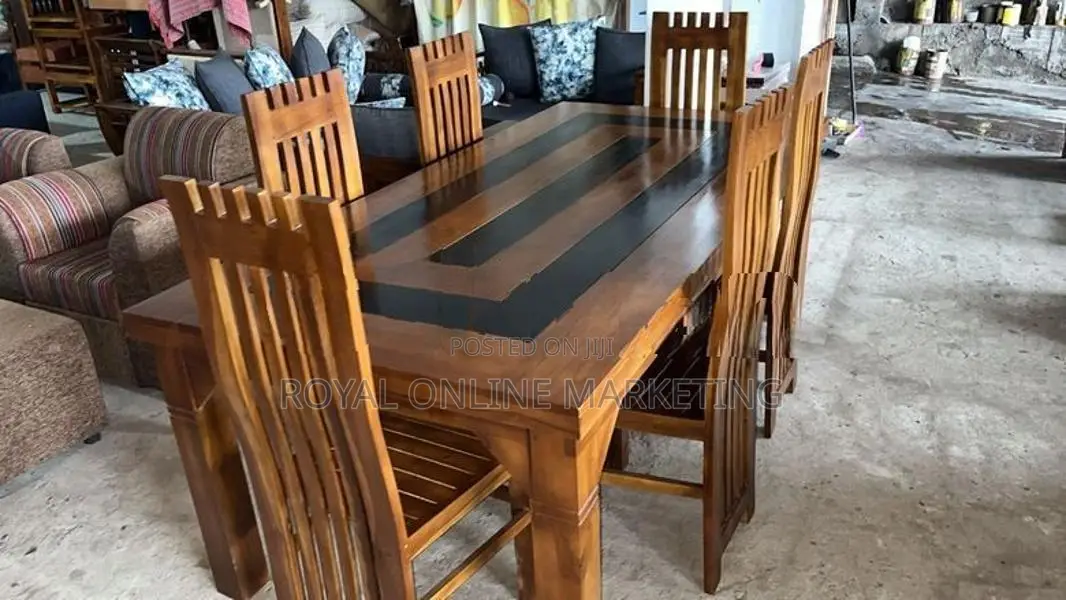 Teak Table with 6 Chairs (T-15)