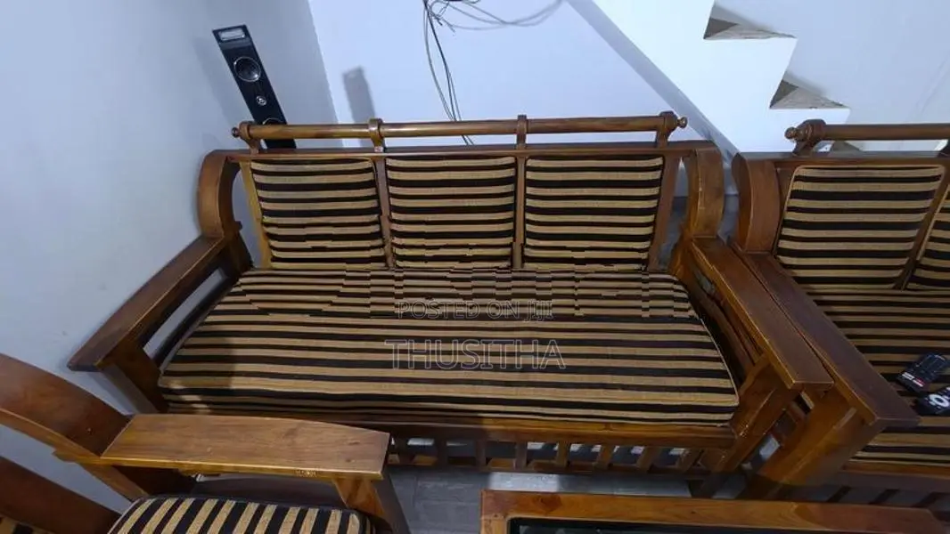 Teak Wooden Sofa Set