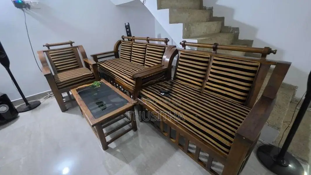 Teak Wooden Sofa Set