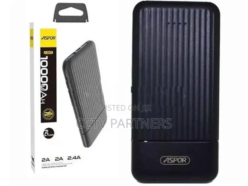 ASPOR A323 Power bank 10000MAH Fast Charging 2 input output phone
