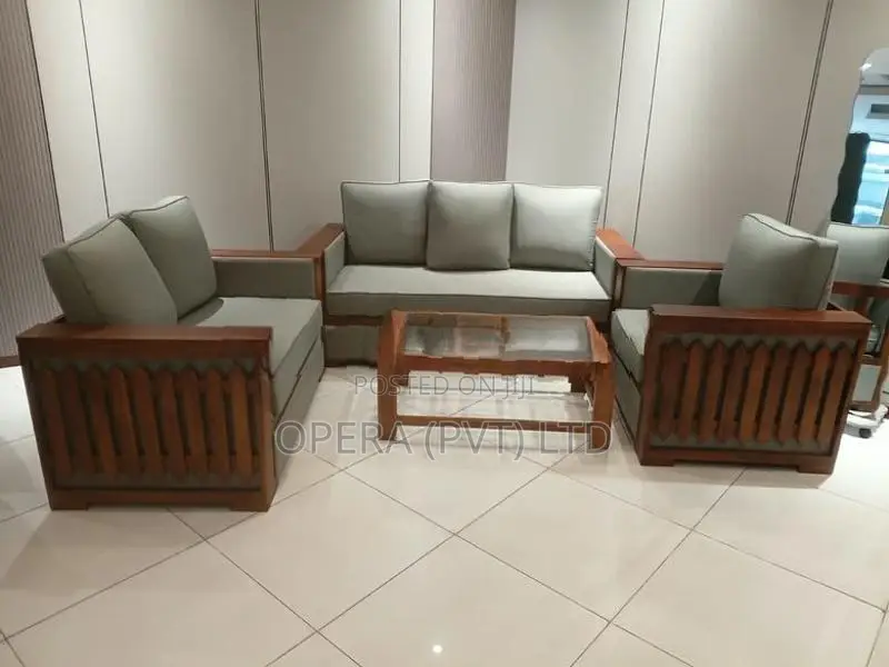 Premium Teak Sofa Set (3+2+1)