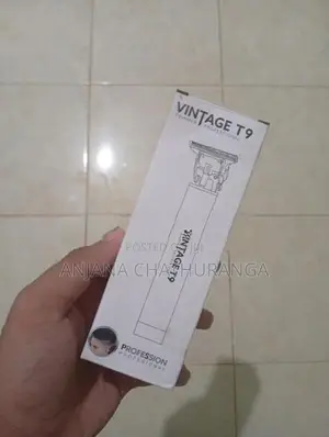 Vintage T9 Professional Hair Trimmer For Men USB Rechargeable Beard