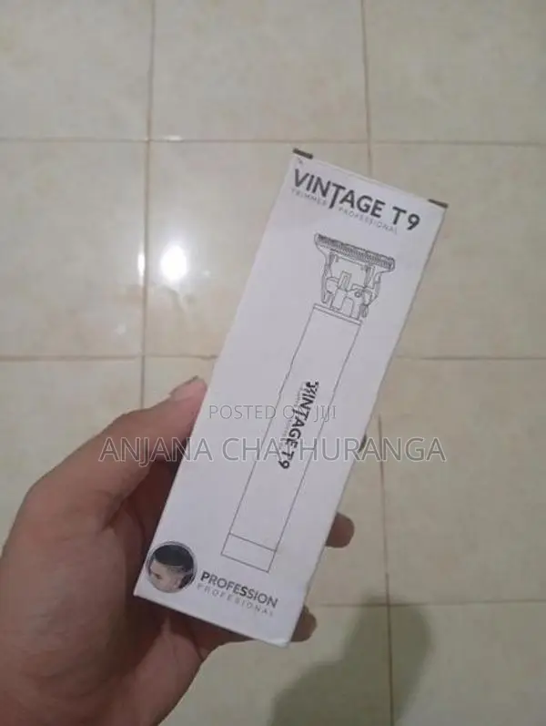 Vintage T9 Professional Hair Trimmer For Men USB Rechargeable Beard