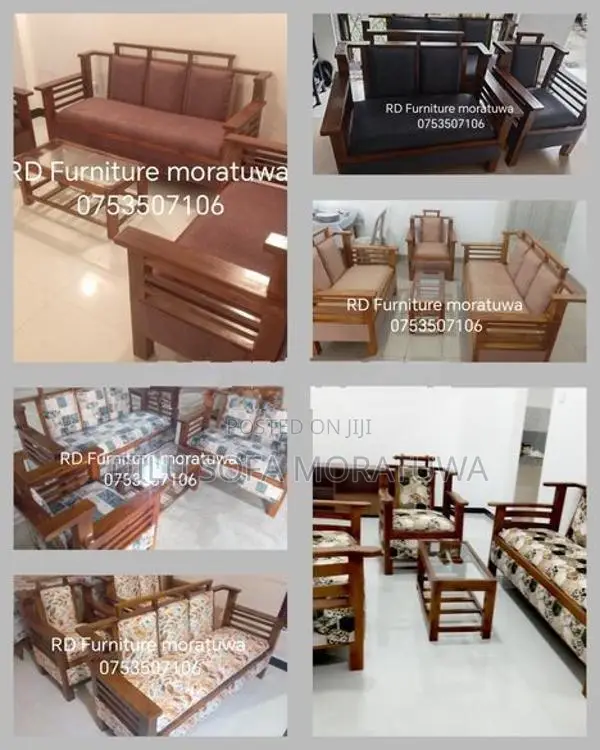 New cusion sofa set අලුත්ම සෝෆා කට්ටලයක් புத்தம் புதிய சோபா செட்