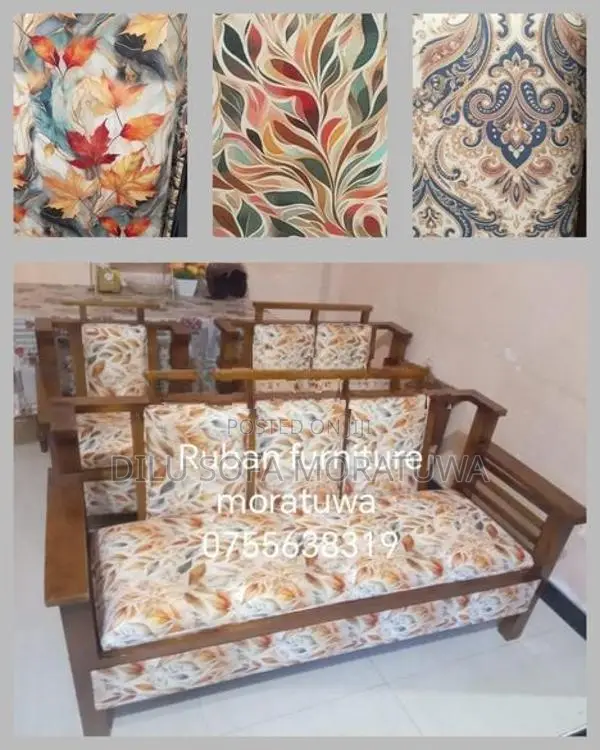 New cusion sofa set අලුත්ම සෝෆා කට්ටලයක් புத்தம் புதிய சோபா செட்