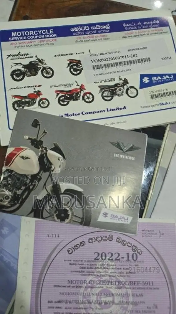 Bajaj V15 2016 Motorbike (Used)