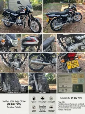 Bajaj CT-100 2014 Motorbike (Used)