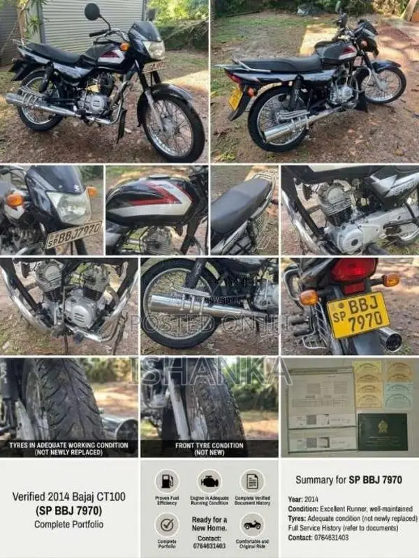 Bajaj CT-100 2014 Motorbike (Used)