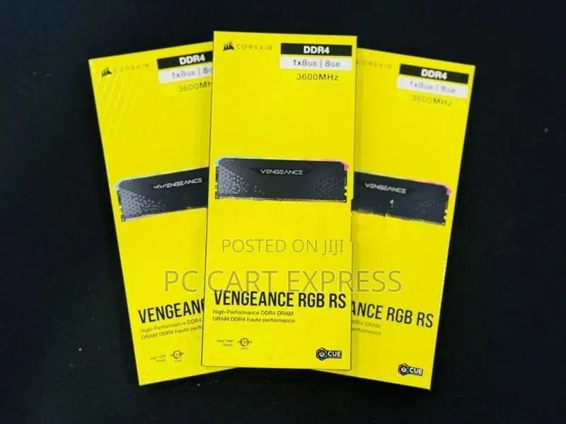 CORSAIR VENGEANCE® RGB RS 8GB (1X8GB) DDR4 DRAM 3600MHz Desktop RAM