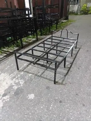 Steel single beds