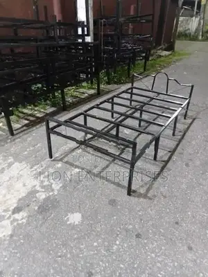 Steel single beds
